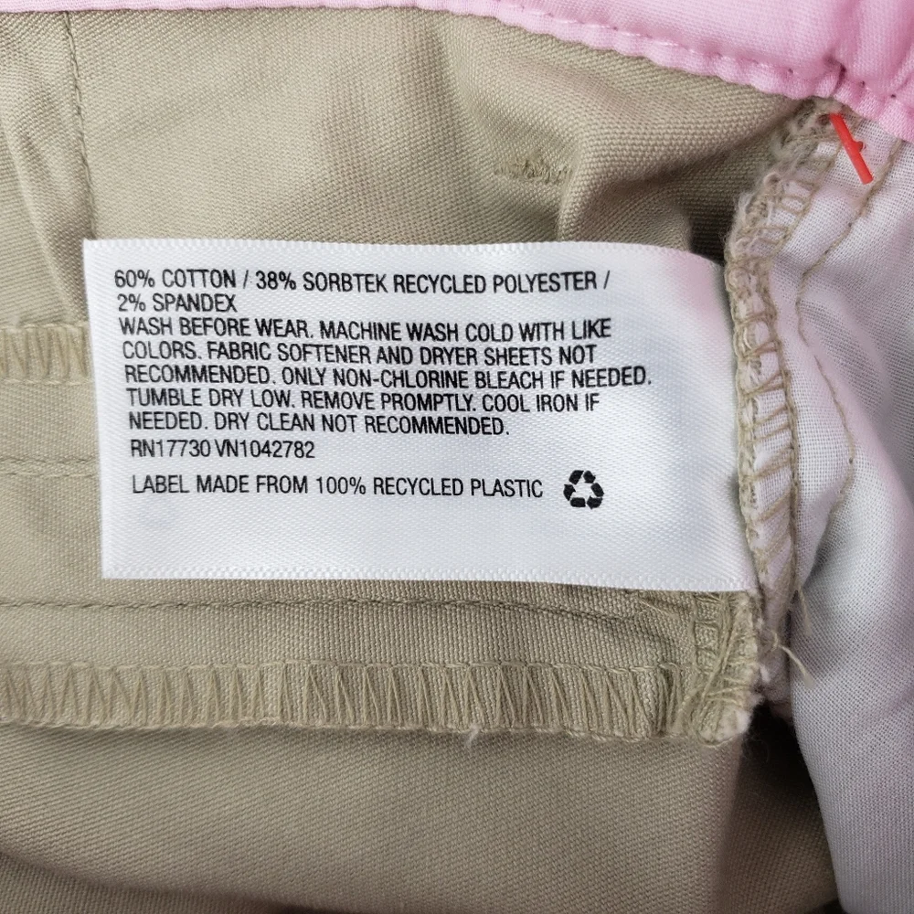 NWT Cat & Jack Girls School Uniform Pants Size 10 - Two Pack Blue And Beige - Picture 4 of 8